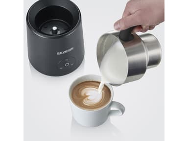 Severin Spuma Lite Milk foamer 400 ml Black/Steel