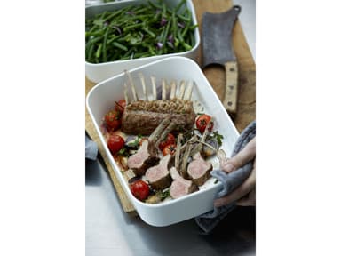 Rosti Modula Dish 35 x 25 x 8 cm White