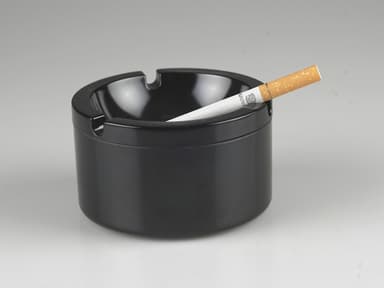 Mepal Ashtray Dia. 9.7 x 5.8 cm Black