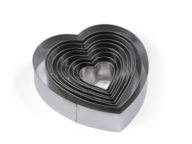 Blomsterbergs Cookie cutter set Heart 9 pcs
