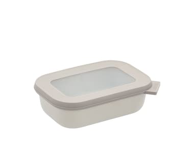 Mepal Rektangulär skål m lock Nordic white