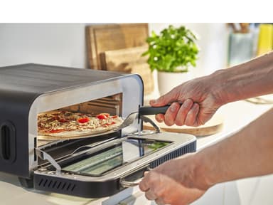 Severin Pizzaugn elektrisk Svart stål