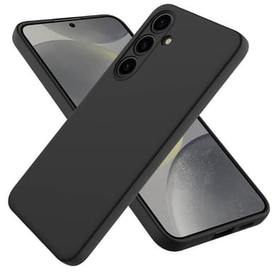 Liquid silikon skal Samsung Galaxy S25 Plus - Svart