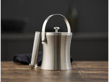 Funktion Ice bucket w/ tongs Dia 12,2 x 16,3 cm