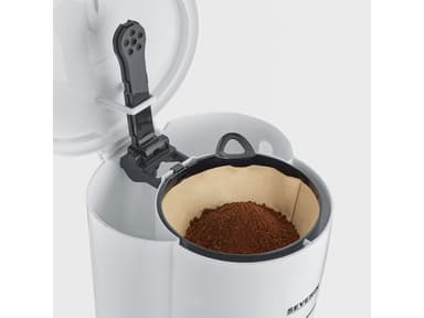 Severin Coffee machine 1,25 liter 900 watt White