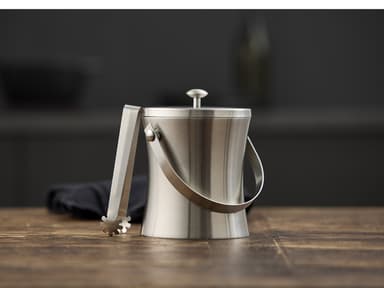 Funktion Ice bucket w/ tongs Dia 12,2 x 16,3 cm