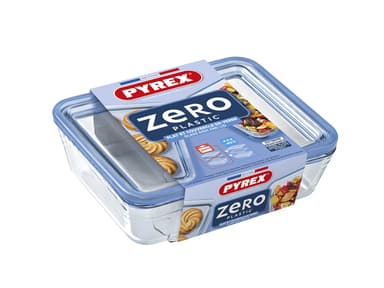 Pyrex Zero Glass dish w/lid 22 x 17 x 6 cm 1.5 liter