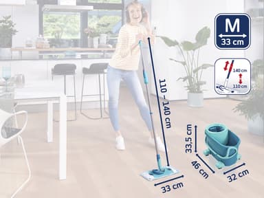 Leifheit CLEAN TWIST M ERGO MOBILE 6 liter Green