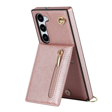 Zipper necklace case Samsung Galaxy S25 Plus - Rosè