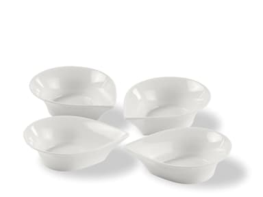 Blomsterbergs Dropshaped bowl 13 cm 4 pcs White