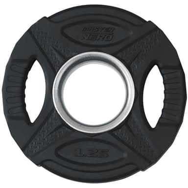 Master Fitness Nero Rubber Plate, Viktskivor gummerade 1,25 kg