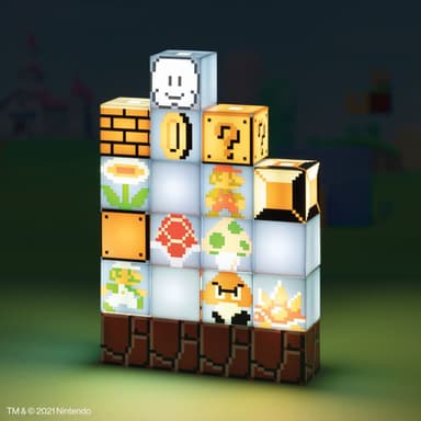 Paladone Super Mario-lampa (Build A Level Light)