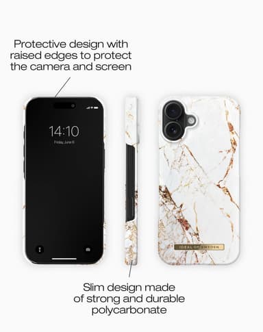 Printed Case MagSafe iPhone 16PL Carrara Gold
