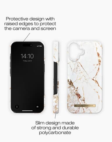 Printed Case MagSafe iPhone 16PL Carrara Gold