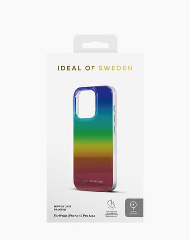 Mirror Case MagSafe iPhone 15PM Rainbow