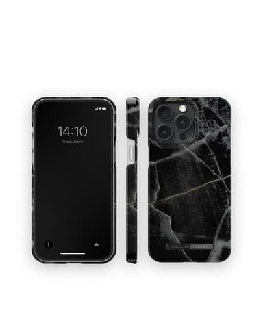 Printed Case iPhone 15PM Black Thunder Marble