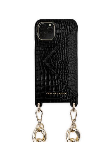 Necklace Case iPhone 11P/XS/X Neo Noir Croco