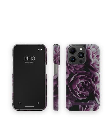 Printed Case iPhone 14PR Deep Purple Bloom