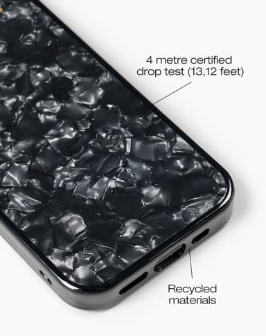 Pearlised Case iPhone 13/14/15 Black