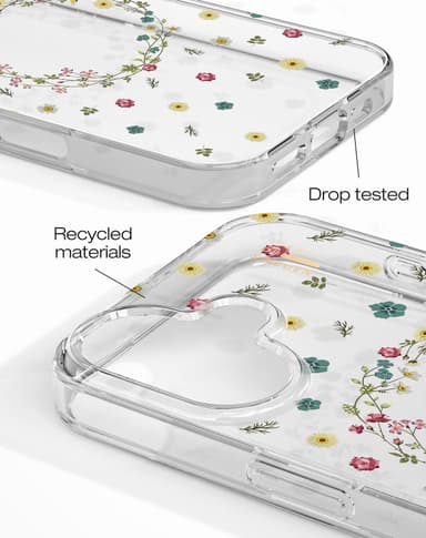 Clear Case iPhone 16PL Petite Floral