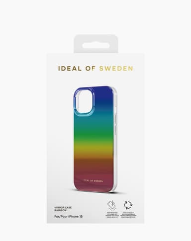 Mirror Case iPhone 13/14/15 Rainbow