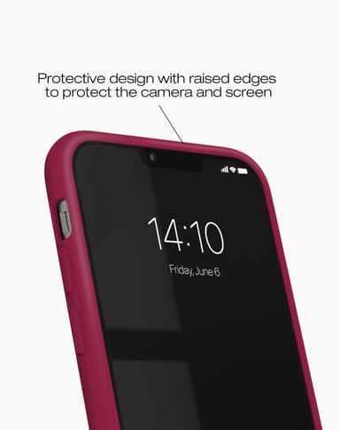 Silicone Case iPhone 11/XR Cranberry