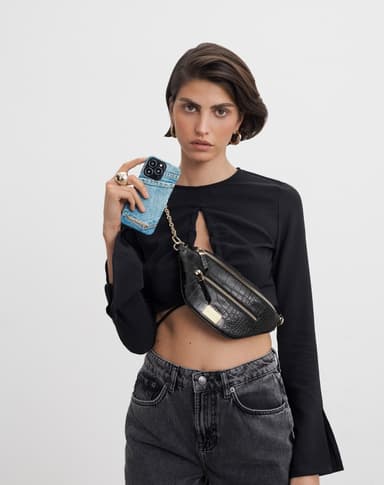 Printed Case iPhone 13P Denim Bliss