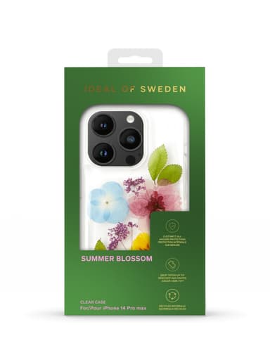 Clear Case iPhone 14PM Summer Blossom