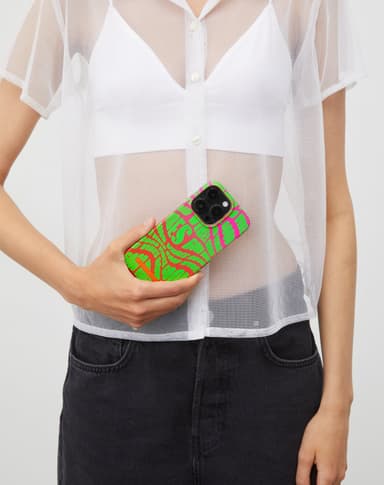 Printed Case iPhone 14PM Good Vibes