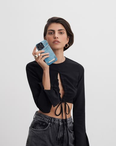 Printed Case iPhone 13P Denim Bliss