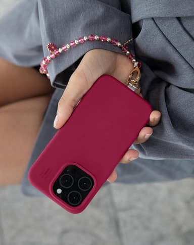 Silicone Case iPhone 11/XR Cranberry