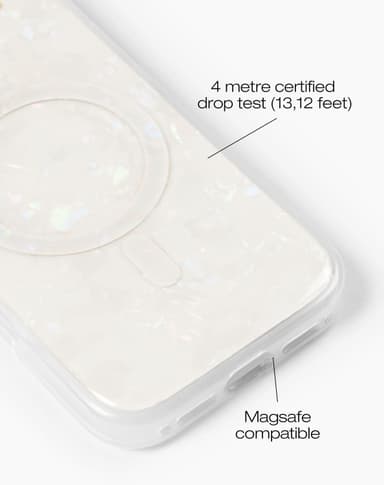 Pearlised Case MagSafe iPhone 16PR White