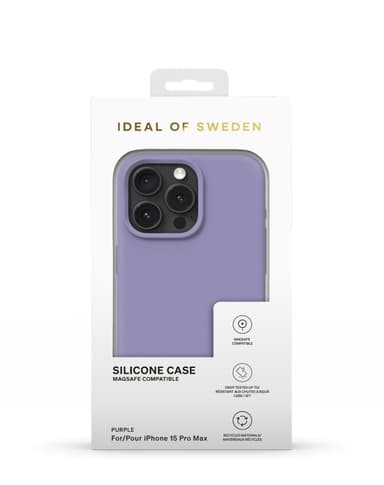 Silicone Case MagSafe iPhone 15PM Purple