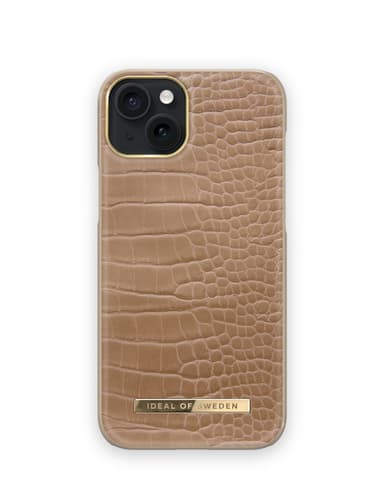 Atelier Case iPhone 15PL Camel Croco
