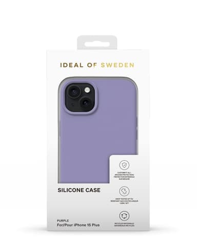 Silicone Case iPhone 15PL Purple