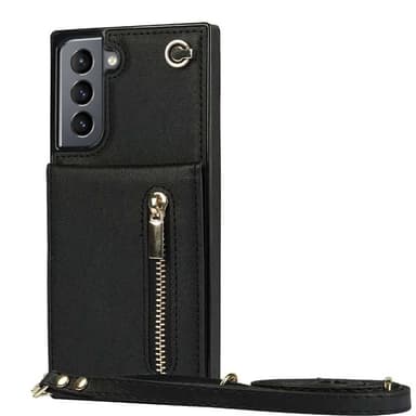 Zipper necklace case Samsung Galaxy S25 Plus - Svart