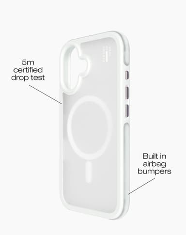 Ideal Bumper Case MagSafe iPhone 16PL Cloudy White