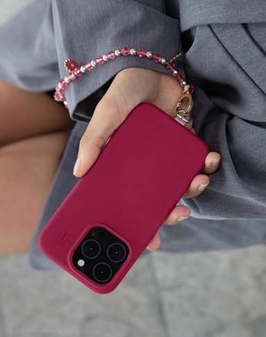 Silicone Case MagSafe iPhone 16PR Cranberry