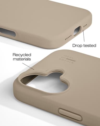 Silicone Case iPhone 16PL Beige