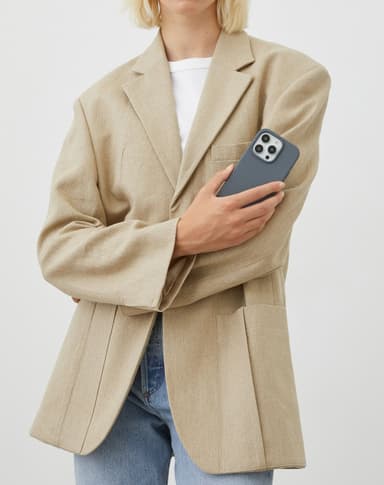 Silicone Case iPhone 16PM Midnight Blue