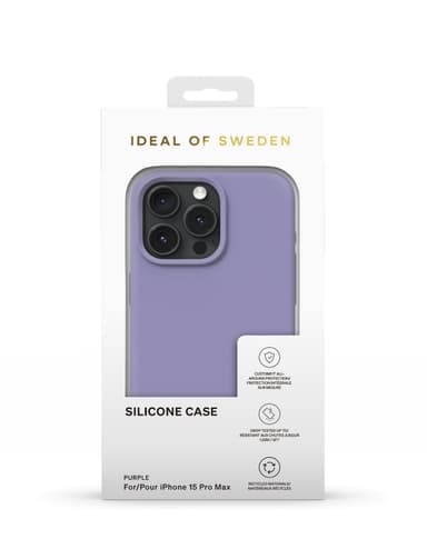 Silicone Case iPhone 15PM Purple