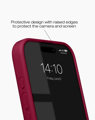 Silicone Case MagSafe iPhone 16PR Cranberry