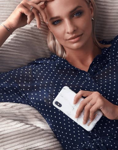 Printed Case iPhone 11PM/XSM White Marb