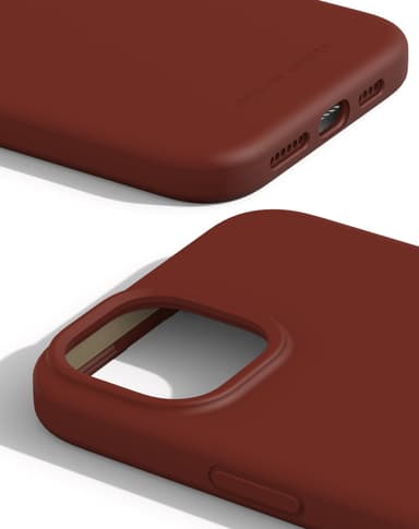 Silicone Case iPhone 15PL Dark Amber
