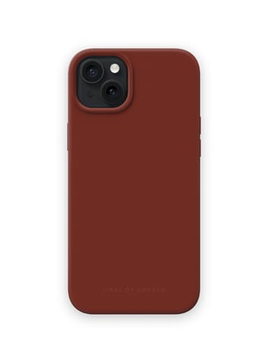 Silicone Case iPhone 15PL Dark Amber