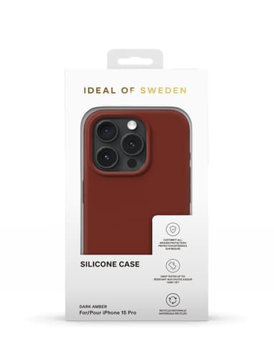 Silicone Case iPhone 15PR Dark Amber