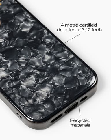 Pearlised Case iPhone 15PR Black