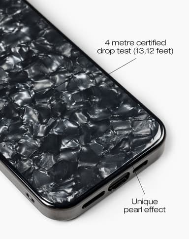 Pearlised Case iPhone 15PM Black