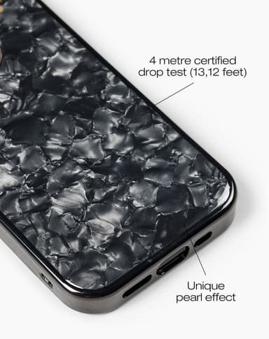Pearlised Case iPhone 15PR Black
