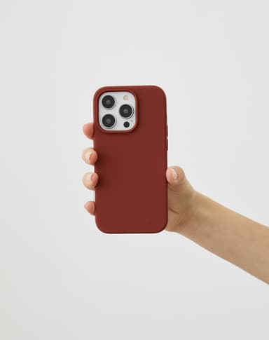 Silicone Case iPhone 15PR Dark Amber